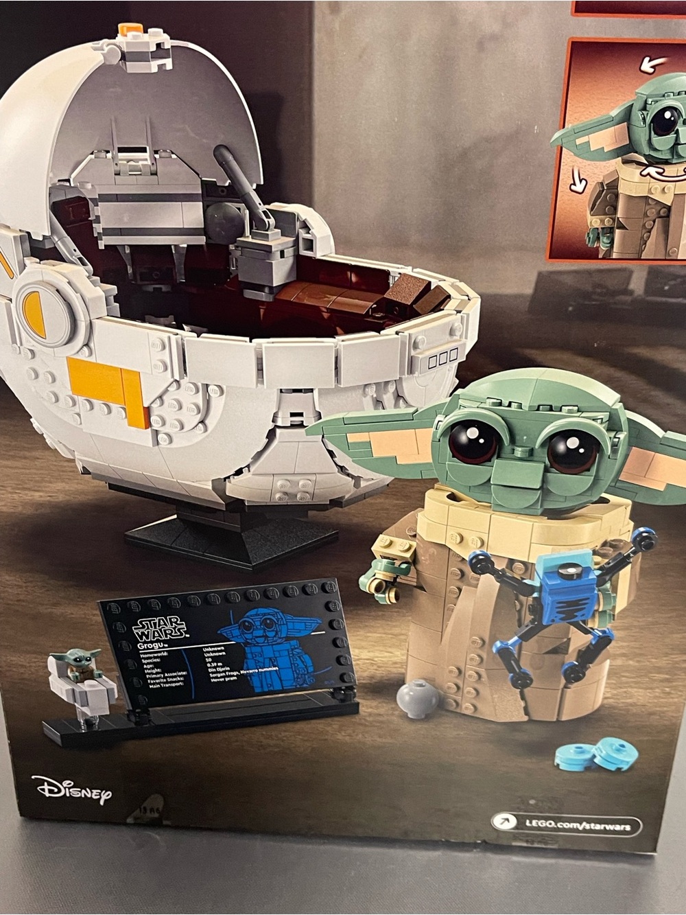 LEGO Star Wars Grogu with Hover Pram  Building Set 75403 1048Pcs 10+ NIP Sealed - Picture 4 of 7